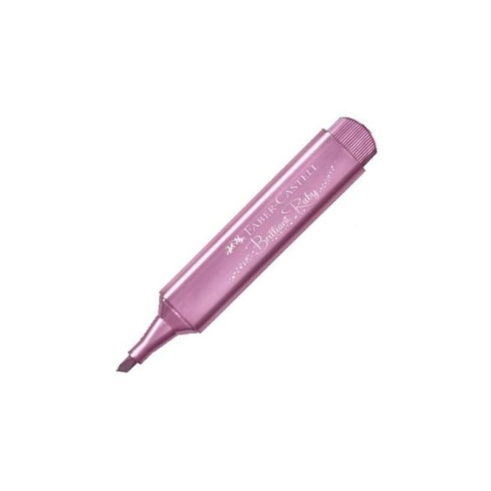 Faber Castell Marcador Textliner 46 Metálico Rubí Faber Castell Marcador Textliner 46 Metálico Rubí