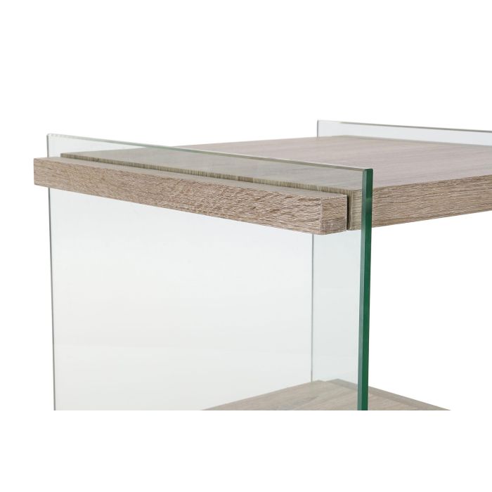 DKD Home Decor Green house 21 Mesita de Noche Moderno Natural Transparente 50 x 49 x 50 cm 2 DKD Home Decor Green house 21 Mesita de Noche Moderno Natural Transparente 50 x 49 x 50 cm 2