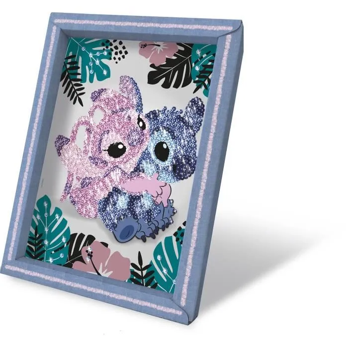 Lansay LAN3181860203514 Juego Creativo Colección de Lentejuelas STITCH & ANGEL A partir de 7 años 4