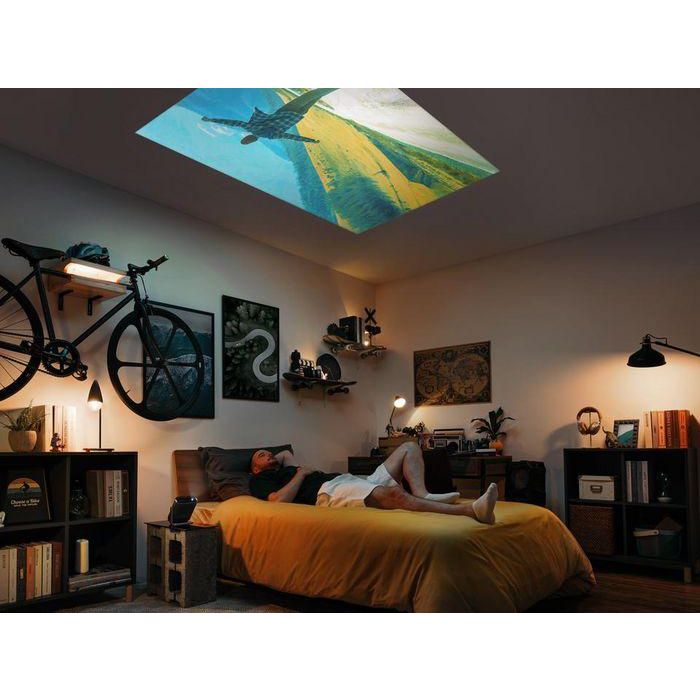 ViewSonic M1XG Proyector LED Ultra Compacto Portátil, WVGA (854x480), 360 Lúmenes LED, Wi-Fi y Bluetooth, Altavoces Harman Kardon 10