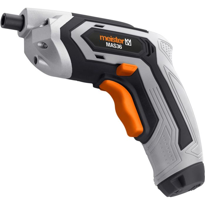 Meister Atornillador MAS36 a Batería de Iones de Litio 3.6V 2.0Ah, Par 5Nm 220rpm con LED - MEI4004646283823