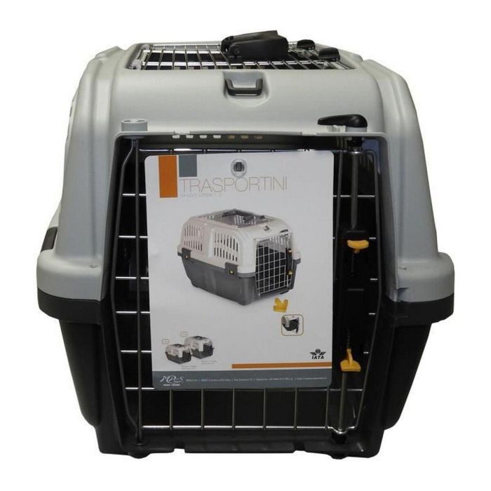 Aime Transportín Skudo 55x36x35cm para perros y gatos. Con 2 ventilaciones laterales, rejilla metálica y puerta con cierre seguro. 3 Aime Transportín Skudo 55x36x35cm para perros y gatos. Con 2 ventilaciones laterales, rejilla metálica y puerta con cierre seguro. 3