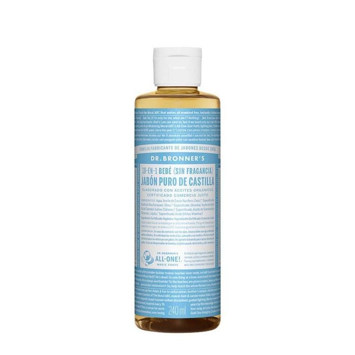Dr Bronners Jabón Líquido Bebés Neutral 240 mL