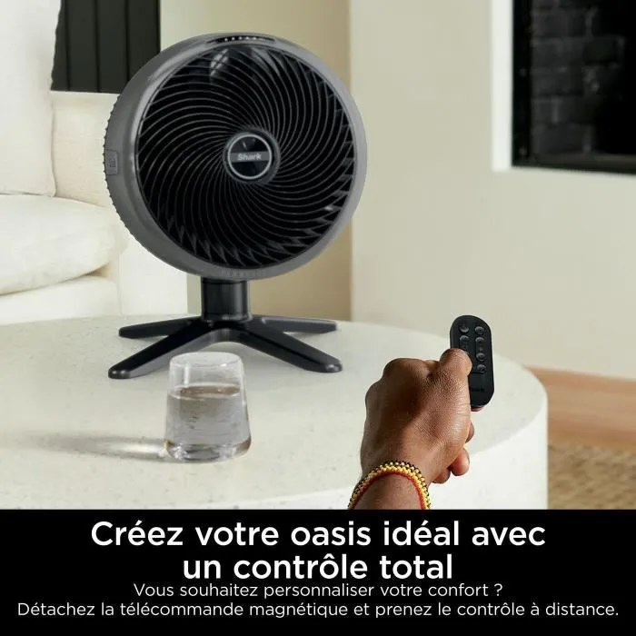 Shark Ventilador de Mesa FA150EU FlexBreeze TableMate Con o sin Cable 5