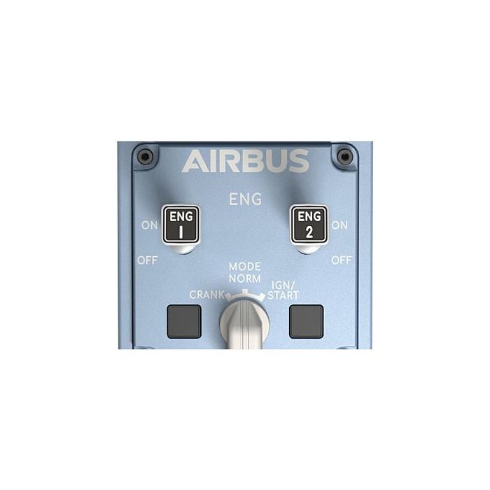 Thrustmaster 2960840 TCA Quadrant Airbus Edition Simulador de Vuelo PC Negro Azul