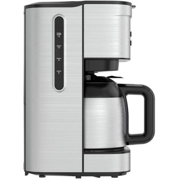 CONTINENTAL EDISON CF12TIXTH Cafetera de filtro - 1,2 litros - jarra - isotérmica 5