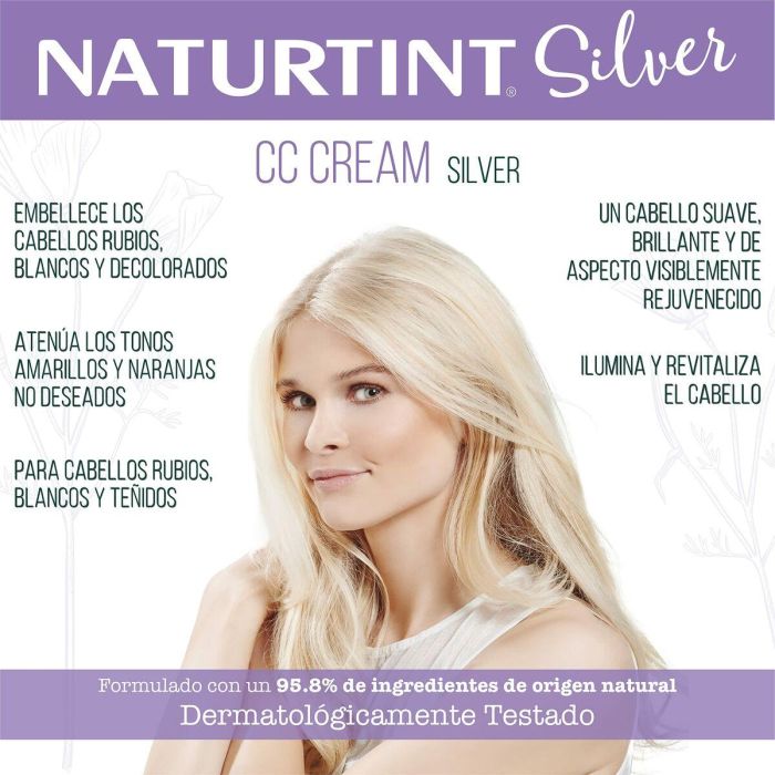 Naturtint Cc Cream Silver Mascarilla Matizadora 200 mL 6 Naturtint Cc Cream Silver Mascarilla Matizadora 200 mL 6