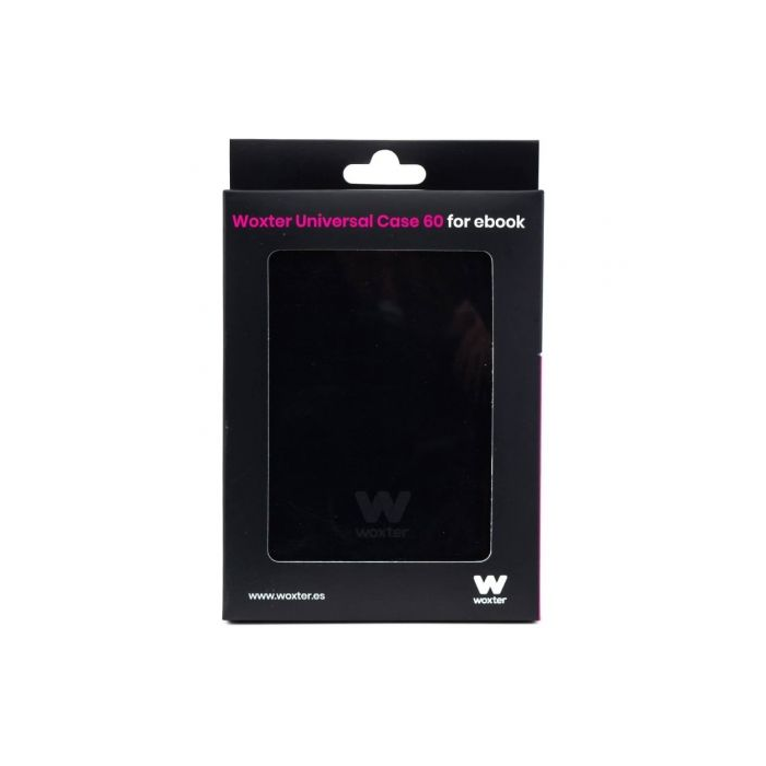 Woxter EB26-009 Funda Universal para Libro Electrónico 6" Negra - Compatible con Scriba 195, Paperlight y Paperlight TP 4