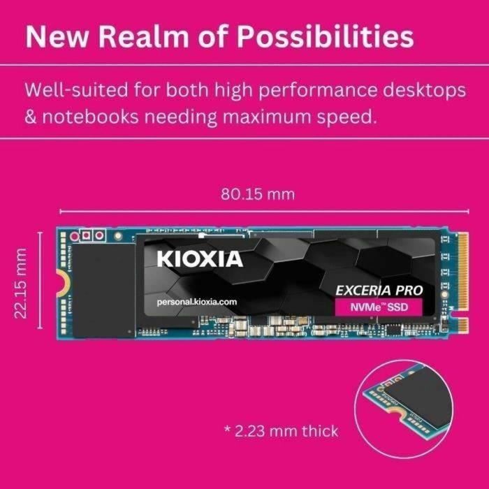 Disco Duro Kioxia LSE10Z002TG8 2 TB SSD 9 Disco Duro Kioxia LSE10Z002TG8 2 TB SSD 9