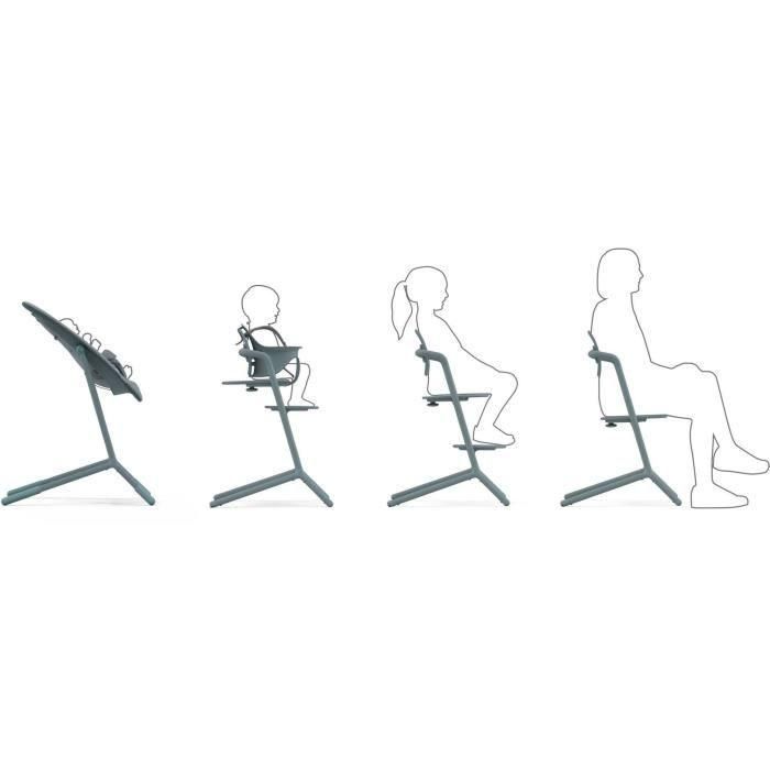 CYBEX- Trona escalable y ajustable Lemo 2 - Azul piedra 2 CYBEX- Trona escalable y ajustable Lemo 2 - Azul piedra 2