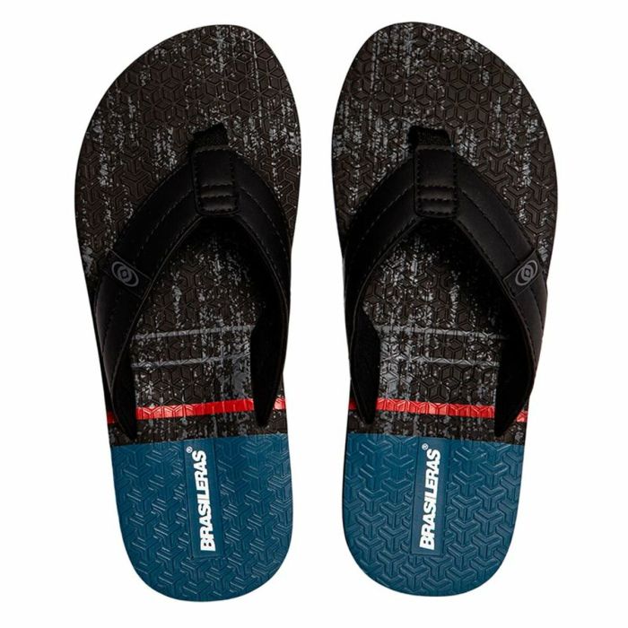 Chanclas para Hombre Brasileras Ocean Negro 1 Chanclas para Hombre Brasileras Ocean Negro 1