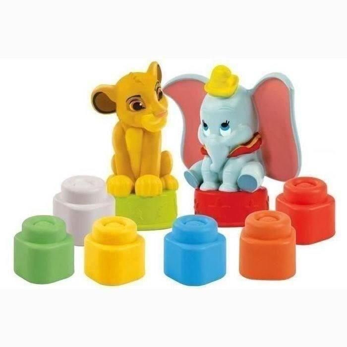 Clementoni CLEM17817 Disney Baby Classics Clemmy Box - 6 Cubos de Construcción Suaves para Bebés - Hecho en Italia 2