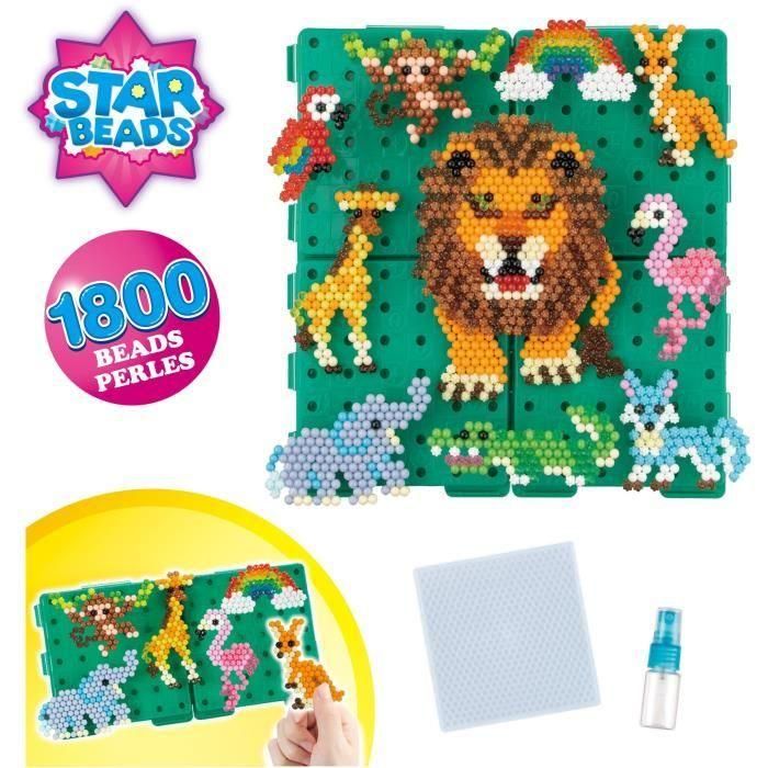 Juego de cuentas para planchar - AQUABEADS - 31968 - Paseo de la sabana 1 Juego de cuentas para planchar - AQUABEADS - 31968 - Paseo de la sabana 1