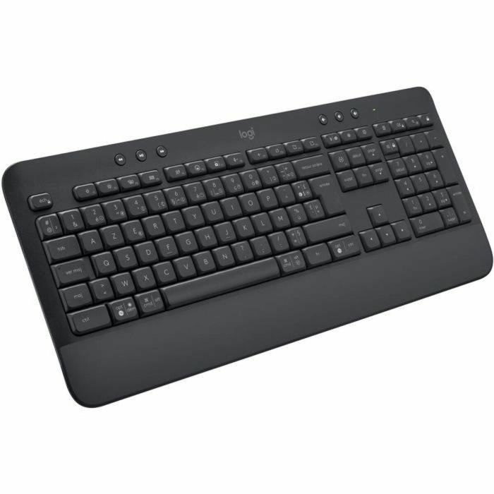 Logitech - Teclado inalámbrico - Ergonomico completo con - SEADSETS -SIGNATURA K650 - Graphite 1