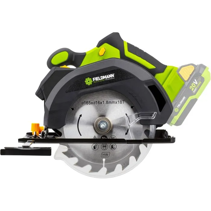 Fieldmann Sierra Circular Inalámbrica 20V 165 mm FIE8590669303878 Guía Láser Batería y Cargador No Incluidos Fieldmann Sierra Circular Inalámbrica 20V 165 mm FIE8590669303878 Guía Láser Batería y Cargador No Incluidos