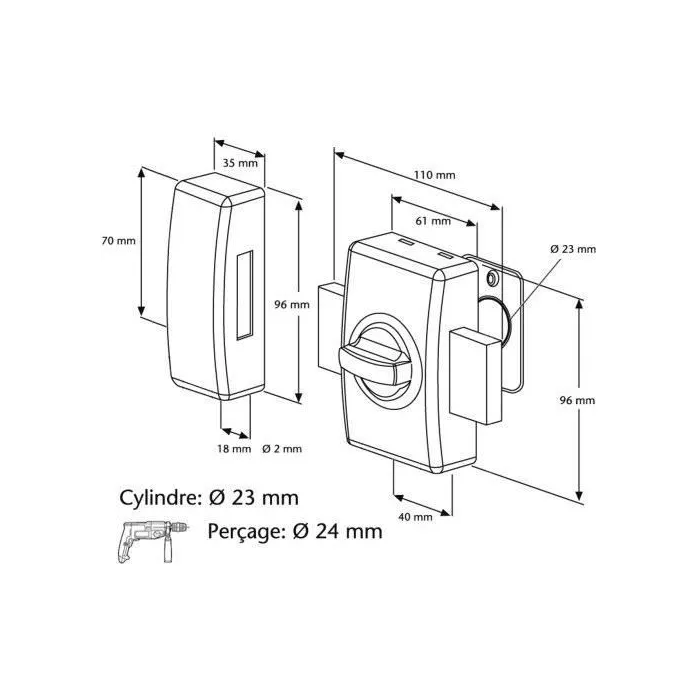 Abus ABU4003318369551 Candado de Seguridad 2 Abus ABU4003318369551 Candado de Seguridad 2