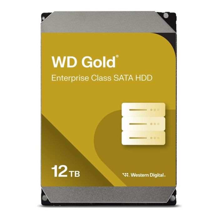 WD Gold 12TB SATA 6 Gb/s 3.5" Disco Duro Interno 7200 RPM Enterprise para Servidores y Almacenamiento