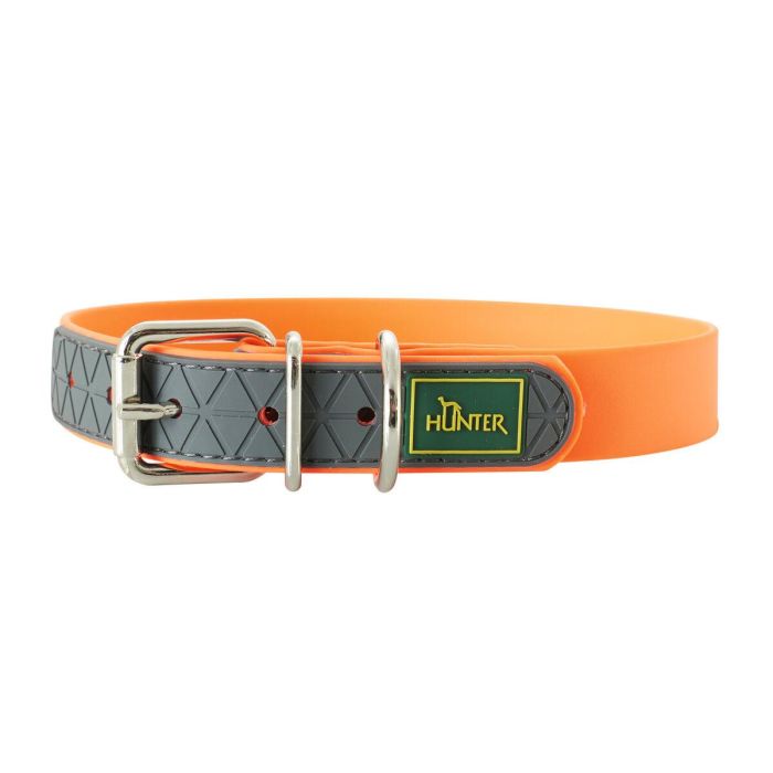 Hunter 60/L Collar Convenience Cuello 47-55 cm (Talla L) Naranja, de Plástico Resistente y Fácil Limpieza 2 Hunter 60/L Collar Convenience Cuello 47-55 cm (Talla L) Naranja, de Plástico Resistente y Fácil Limpieza 2