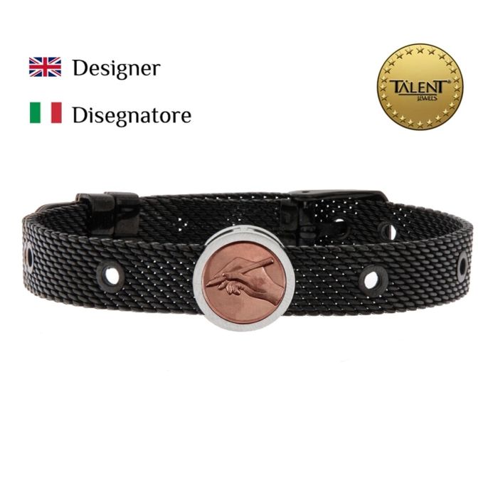 Pulsera Unisex Designer Talent Jewels TJA-3-06-02-2-235 Negro 1 Pulsera Unisex Designer Talent Jewels TJA-3-06-02-2-235 Negro 1