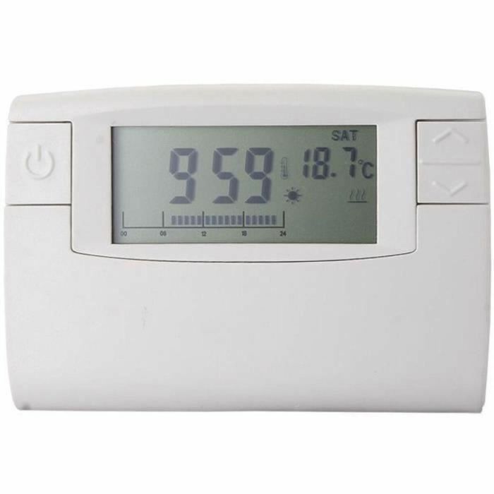 Gao AUC4004282471622 Termostato electrónico programable, 3 niveles de temperatura, ajustes manuales