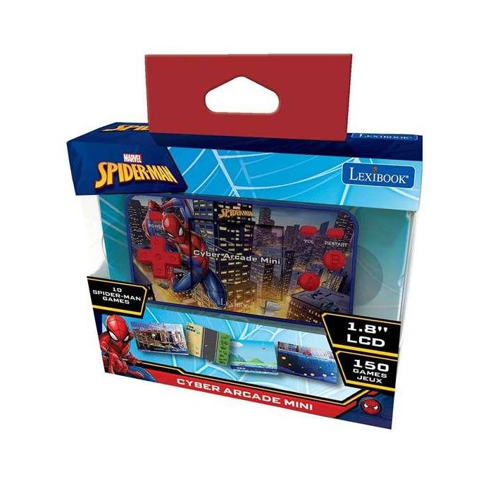 Consola de bolsillo spiderman pantalla 1.8'' con 150 juegos incluidos.10 con spiderman 14x13x3.50 cm - modelos surtidos 5 Consola de bolsillo spiderman pantalla 1.8'' con 150 juegos incluidos.10 con spiderman 14x13x3.50 cm - modelos surtidos 5