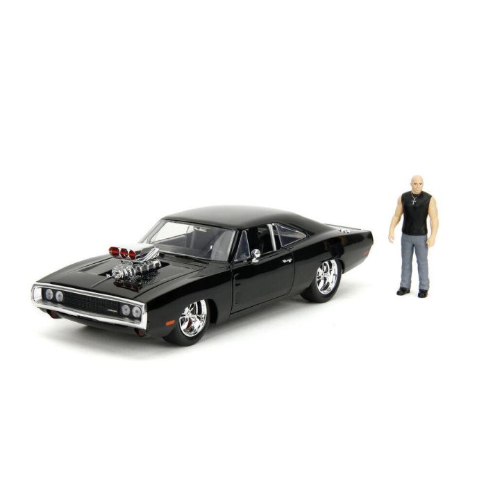 Jada Toys Figura Dominic Toretto y Coche Dodge Charger R/T Fast & Furious 1:24 3