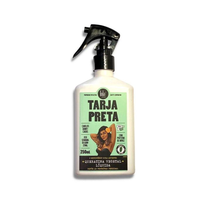 Lola Cosmetics Spray Queratina Vegetal Lola Tarja Black 250 mL 0 Lola Cosmetics Spray Queratina Vegetal Lola Tarja Black 250 mL 0