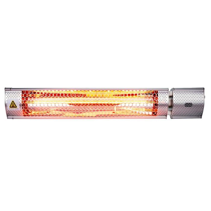Estufa de cuarzo de pared para exteriores con control remoto, 2000 W 67,5 x 10,5 x 7,5 cm 3