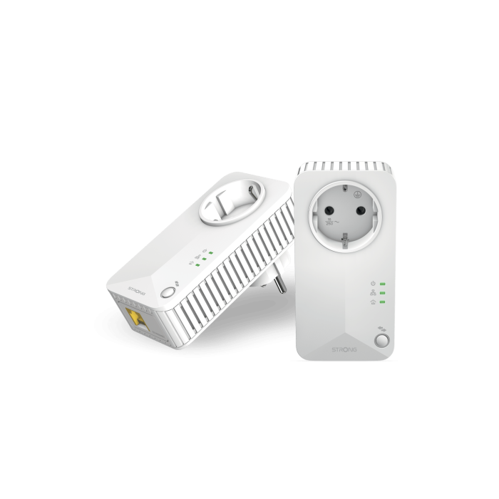 Strong Powerline 600 Duo Adaptadores PLC 600 Mbit/s Ethernet Blanco 2 Piezas 0 Strong Powerline 600 Duo Adaptadores PLC 600 Mbit/s Ethernet Blanco 2 Piezas 0