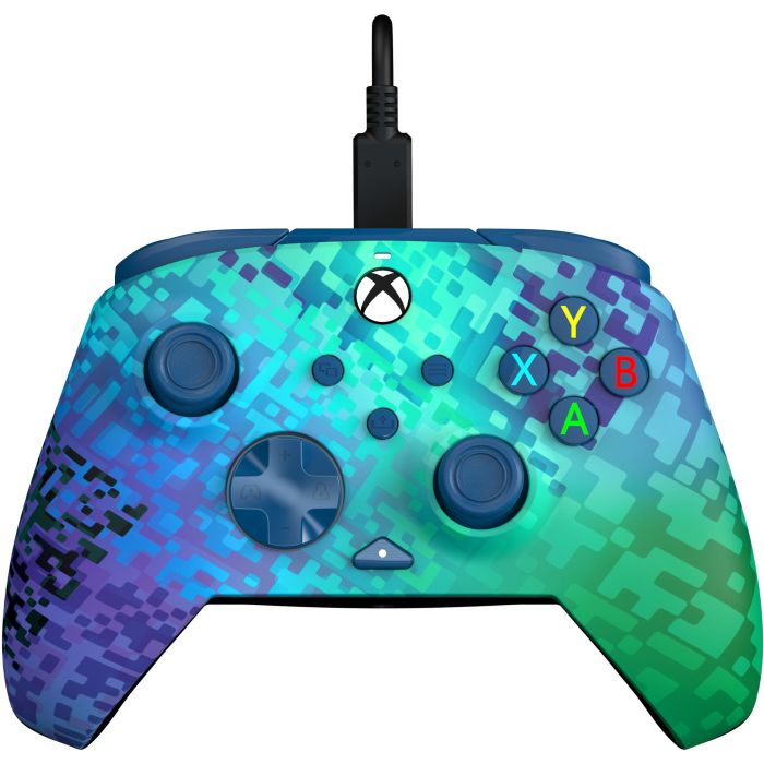 PDP Mando Rematch Advanced Glitch Green para Xbox Series X|S, Xbox One y PC – Alámbrico USB-C