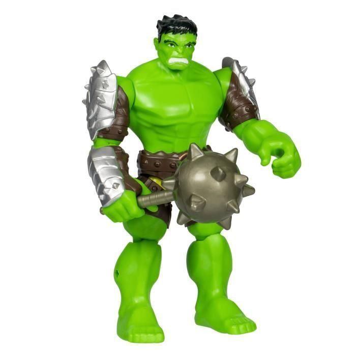 Figura de acción de lujo de Hulk personalizable de Marvel Avengers de MixMashers para mezclar y combinar con accesorios 5