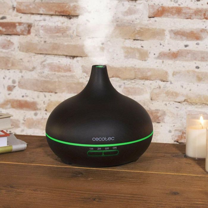 Cecotec Pure Aroma 300 humidificador Ultrasónica 0,3 L Negro, Madera 10 W 3 Cecotec Pure Aroma 300 humidificador Ultrasónica 0,3 L Negro, Madera 10 W 3