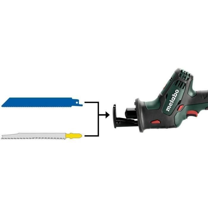 Sierra sable inalámbrica - METABO - SSE 18 LTX Compact - 18 V - MetaBOX 145 3 Sierra sable inalámbrica - METABO - SSE 18 LTX Compact - 18 V - MetaBOX 145 3