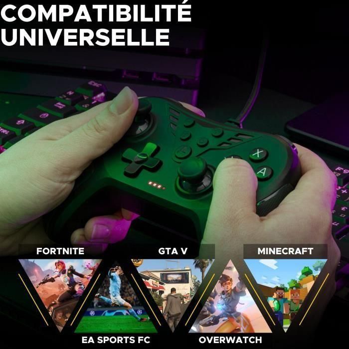 Controlador Gamer - THE G-LAB - K-PAD HELIUM - Con cable - PC y PS - Negro 5 Controlador Gamer - THE G-LAB - K-PAD HELIUM - Con cable - PC y PS - Negro 5