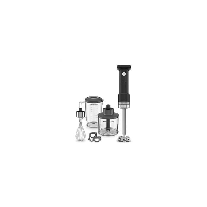Batidora de Mano Inalámbrica Kitchenaid 12V, Negro Mate - Incluye Accesorios para Batir, Picar y Más, Sin Batería Batidora de Mano Inalámbrica Kitchenaid 12V, Negro Mate - Incluye Accesorios para Batir, Picar y Más, Sin Batería
