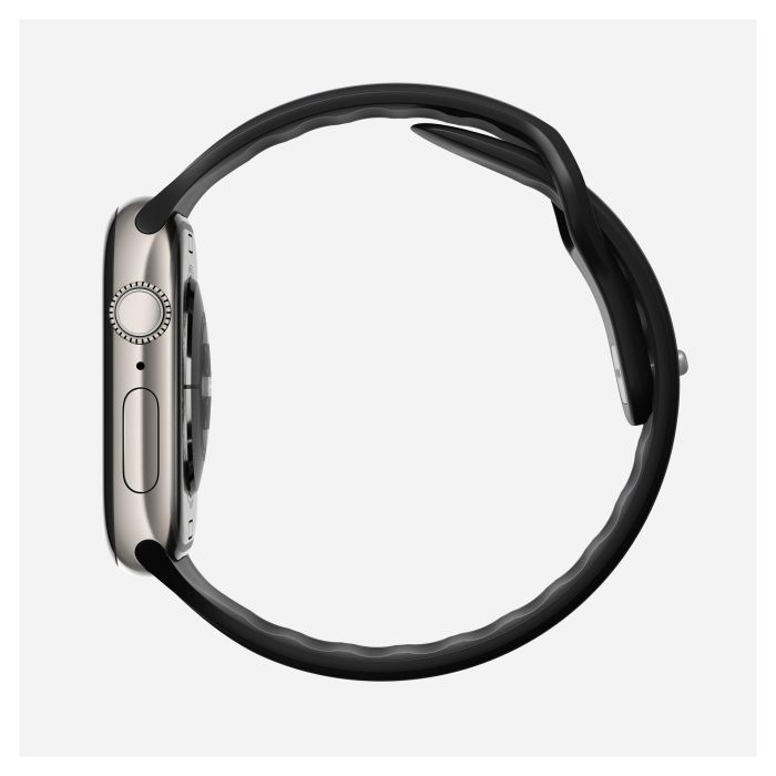 Nomad Tempo Band - Correa de Caucho para Apple Watch Series 7/8/SE y más, 45mm / 46mm, Negro 4
