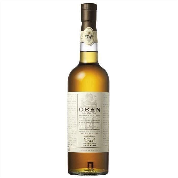 Oban 14 años - Whisky de malta pura de las Tierras Altas - 43% - 70cl 1