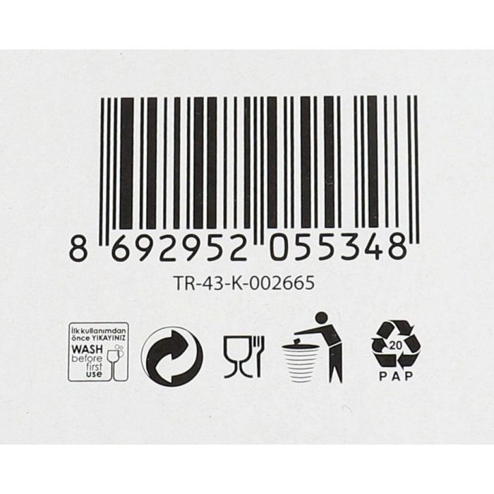 Lav Set 6 Vasos Agua 290cc Coral ø7x7x9cm (8 Cajas) 7