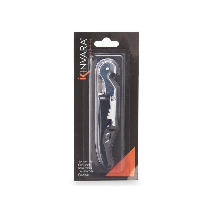Abridor metálico negro Kinvara - Acero inoxidable, 12x1.3x2.5 cm (12 Unidades) 2 Abridor metálico negro Kinvara - Acero inoxidable, 12x1.3x2.5 cm (12 Unidades) 2
