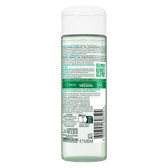 Garnier Skinactive Salicylic Líquido Exfoliante 120 mL 1 Garnier Skinactive Salicylic Líquido Exfoliante 120 mL 1