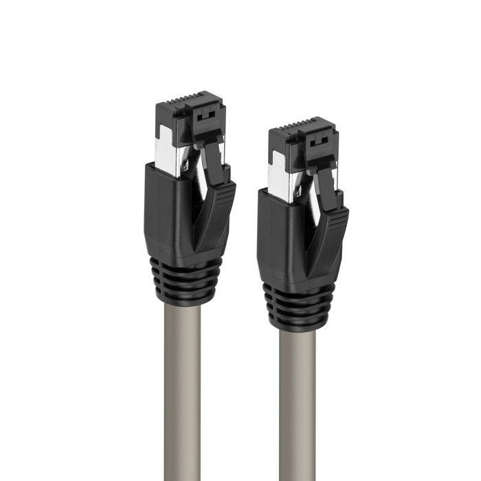 MicroConnect CAT8.1 S/FTP 0,25m Grey LSZH Shielded Network Cable, AWG 24 1 MicroConnect CAT8.1 S/FTP 0,25m Grey LSZH Shielded Network Cable, AWG 24 1