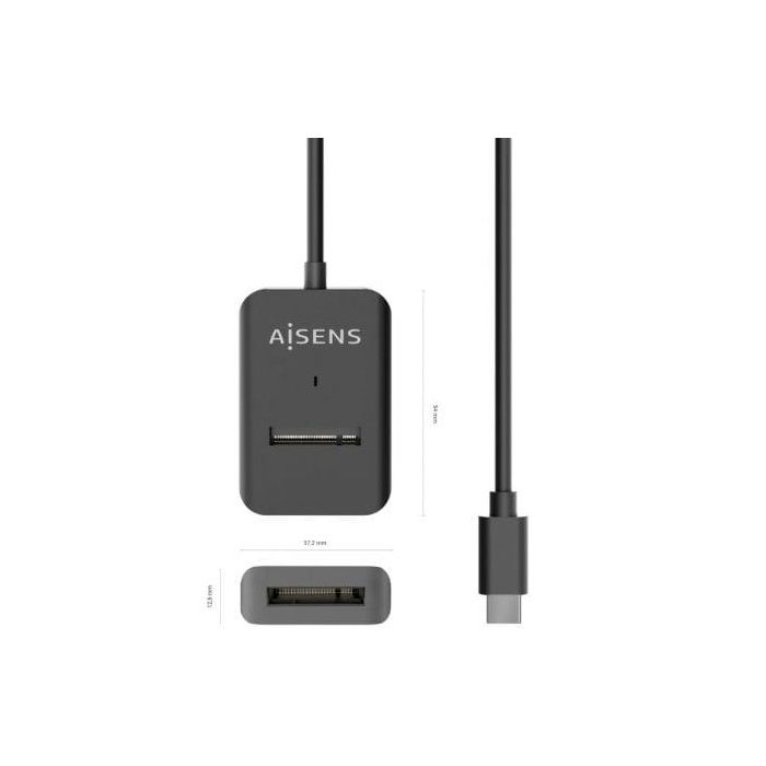 AISENS - USB-C DOCK M.2 (NGFF) ASUC-M2D011-BK SATA/NVME A USB3.1 GEN2, NEGRA 3 AISENS - USB-C DOCK M.2 (NGFF) ASUC-M2D011-BK SATA/NVME A USB3.1 GEN2, NEGRA 3
