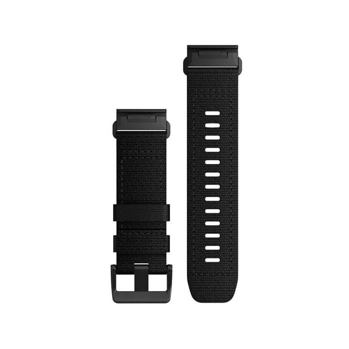 Garmin Ersatzarmband QuickFit 26mm Nylon Schwarz Edelstahl 1 Garmin Ersatzarmband QuickFit 26mm Nylon Schwarz Edelstahl 1