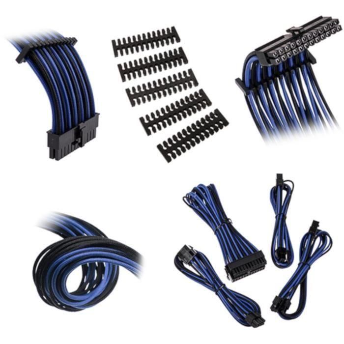 Extensión de alimentación del cable interno - BITFENIX - Contenido: 1x 24 pines - 1x CPU de 8 pines - 3x (6+2) pines VGA + 5 peines - BFX-ALC-EXTKB-RP Extensión de alimentación del cable interno - BITFENIX - Contenido: 1x 24 pines - 1x CPU de 8 pines - 3x (6+2) pines VGA + 5 peines - BFX-ALC-EXTKB-RP