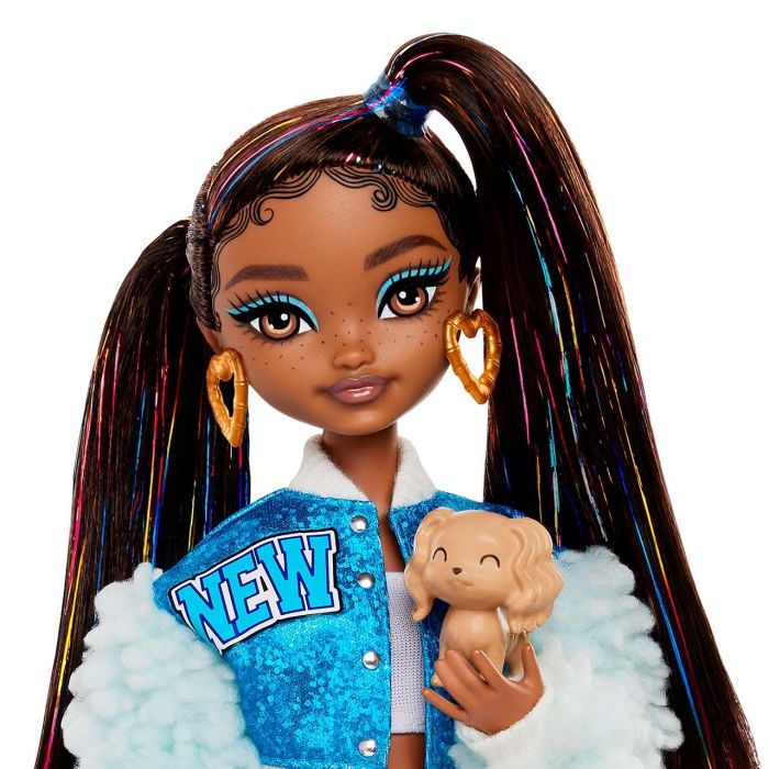 Barbie Dream Besties Brooklyn Hyc22 Mattel - Muñeca con Accesorios y Perrito Pumpkin 3