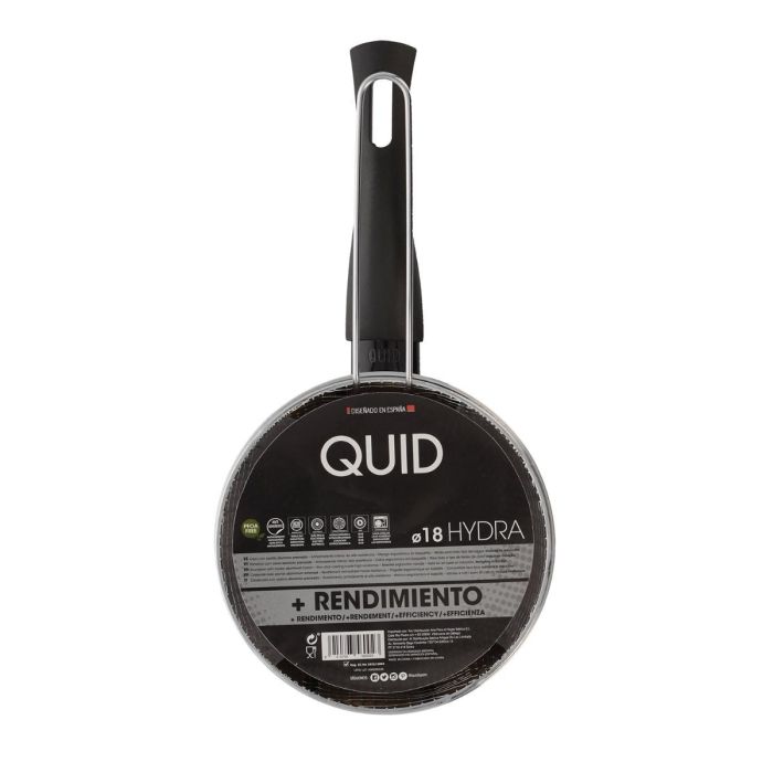 Quid Hydra Cazo con Cesta de Aluminio 18 cm Antiadherente Mango Baquelita Apto Inducción y Cocinas Lavavajillas 5