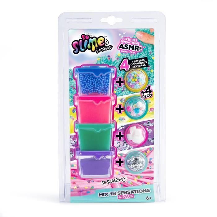 Canal Toys - So Slime DIY - Mix'in Sensations paquete de 4 - Pasatiempos creativos - SSC 232 - Canal Toys 2 Canal Toys - So Slime DIY - Mix'in Sensations paquete de 4 - Pasatiempos creativos - SSC 232 - Canal Toys 2