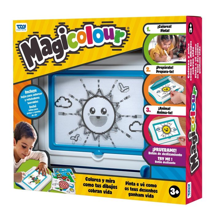 Toy Partner Pizarra Magic Colour 11040 Jazwares Idioma Español 2
