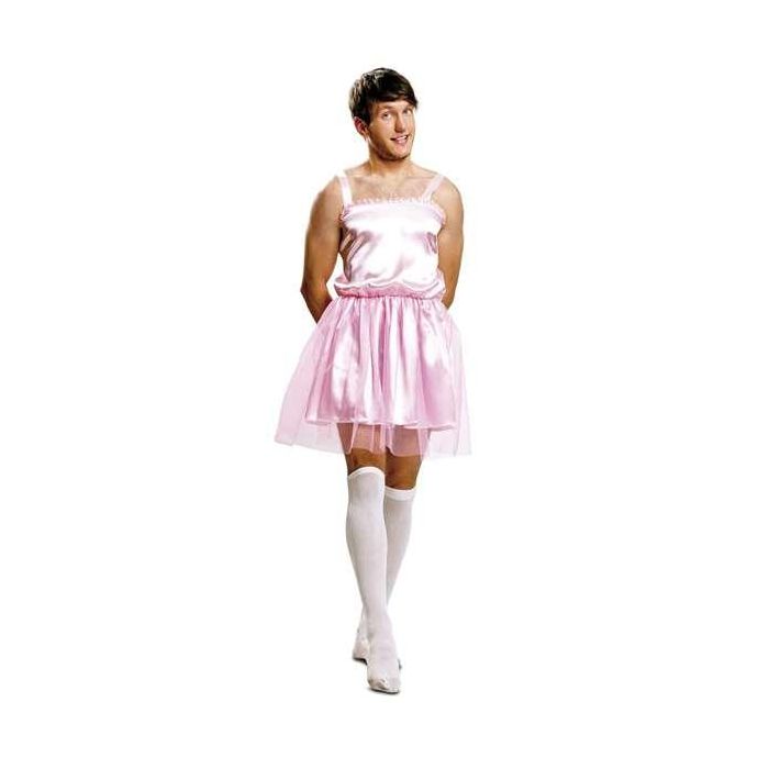 Disfraz bailarina rosa hombre body con tutú talla XL Disfraz bailarina rosa hombre body con tutú talla XL