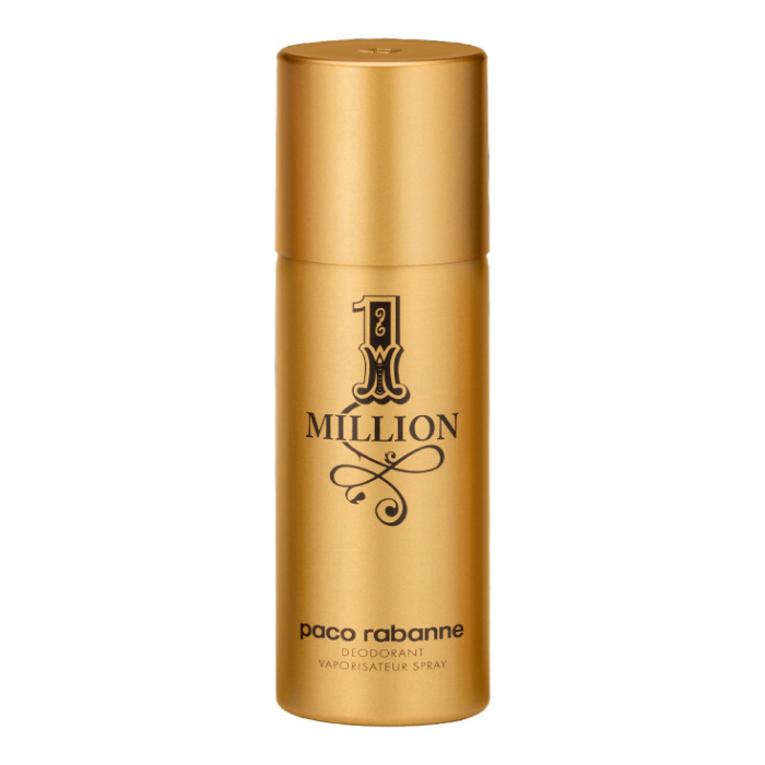 Rabanne 1 MILLION Desodorante Vaporizador para Hombre, Frescor Duradero y Protección Eficaz, Fragancia Amaderada Especiada 150 ml